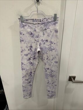 Yogalicious Girls Floral Print Workout Set in Light Purple
